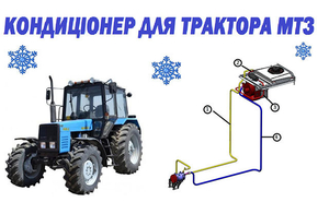 Кондиціонер для трактора МТЗ з наддаховим конденсатором - Изображение #1, Объявление #1659741