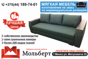 Диваны и мягкая мебель под заказ в Минске и Минском районе. - Изображение #1, Объявление #1661737