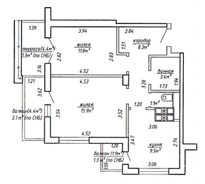 Современная двухкомнатная квартира с отделкой  нестандартной планировки в шагово - Изображение #10, Объявление #1693887
