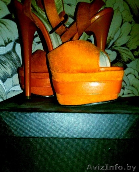 Босоножки новые, оранжевые, размер 36 - Изображение #2, Объявление #1353069