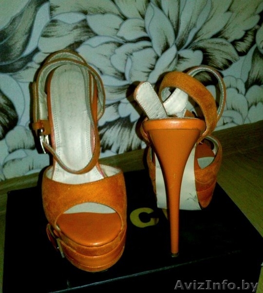 Босоножки новые, оранжевые, размер 36 - Изображение #1, Объявление #1353069