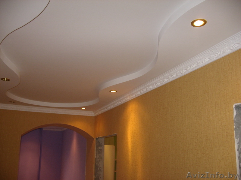 Гипсокартон:потолок,перегородка,арка,короба под натяжные потолки, - Изображение #3, Объявление #8414