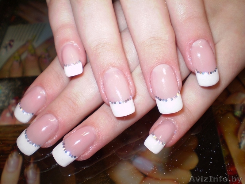 Наращивание ногтей по гелевой технологии. Опытный мастер работает аккуратно, кре - Изображение #3, Объявление #26942