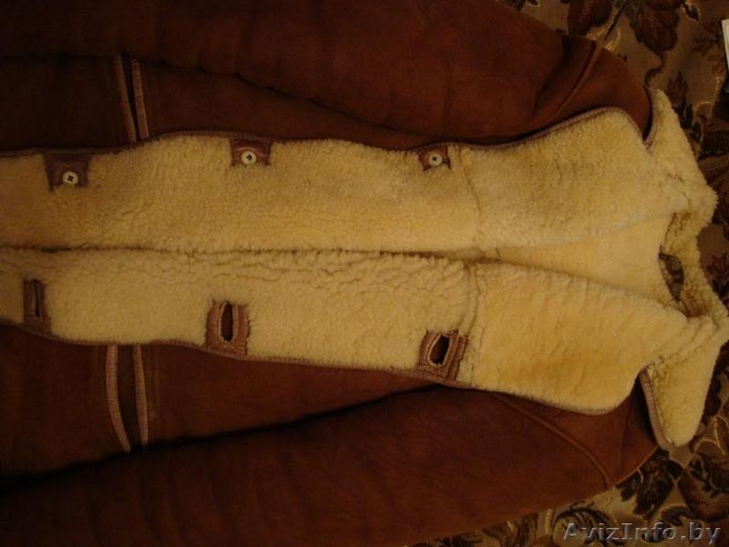 Дубленка муж. нат, рыжая р. 44 - 46 б/у - Изображение #1, Объявление #43621