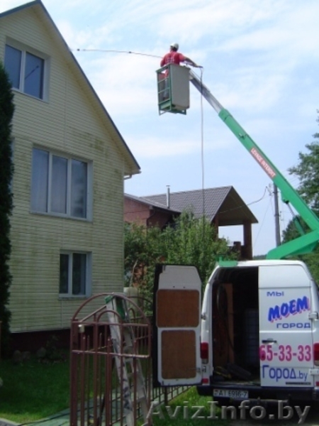 Мойка, очистка фасадов, крыш, окон, витрин www.MoemGorod.by - Изображение #4, Объявление #59903