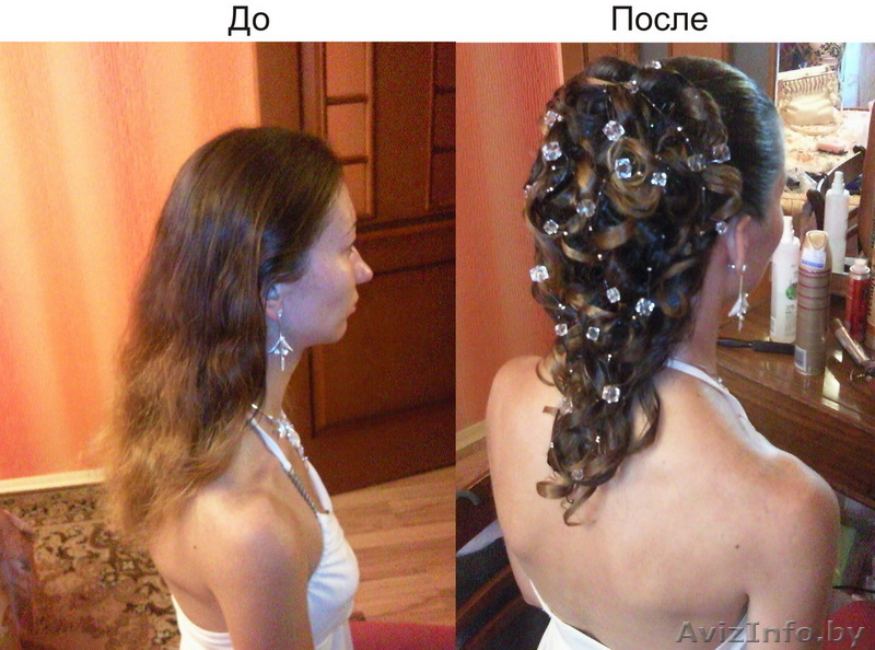 Прически свадебные и вечерние на любой вкус,макияж любой сложности.Выезд на дом! - Изображение #2, Объявление #62210