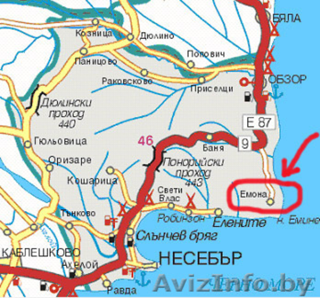 дом с участком на берегу моря, в Болгарии, 32 000 EUR - Изображение #1, Объявление #72106