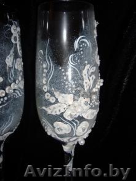 Роспись свадебных бокалов  - Изображение #2, Объявление #79820