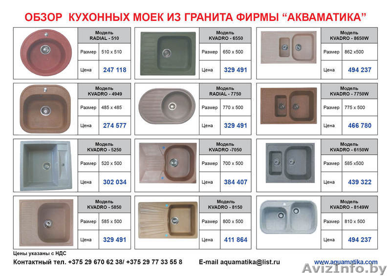 мойки кухонные гранит - Изображение #1, Объявление #88742