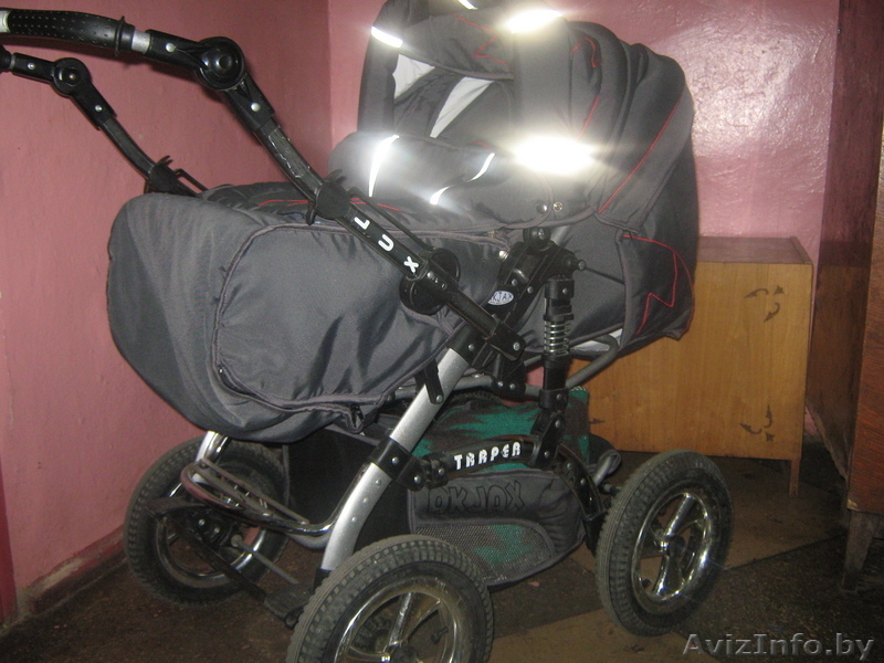 Продам коляску-джип "akjax traper lux" б/у в хорошем состоянии - Изображение #3, Объявление #97089