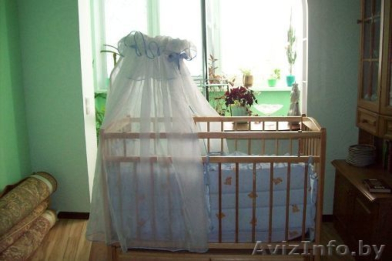 кровать детсвкая, матрас, балдахин, сумка-кенгуру!! срочно!!! недорого!!! - Изображение #1, Объявление #92470