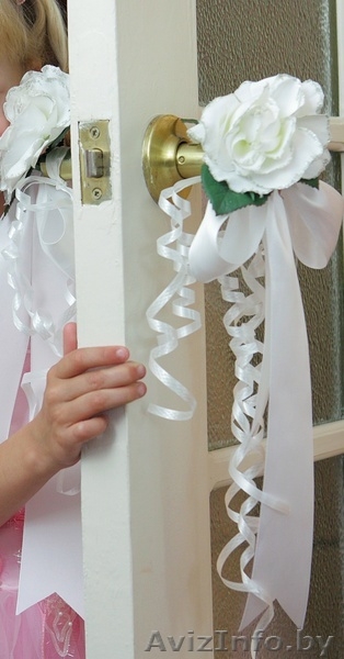 Свадебное украшение подъезда,  комнаты невесты,авто,парикмахер! - Изображение #3, Объявление #77241