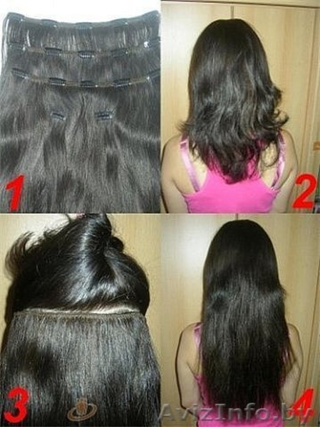 Волосы на заколках (клипсах) натуральные - Изображение #2, Объявление #96211