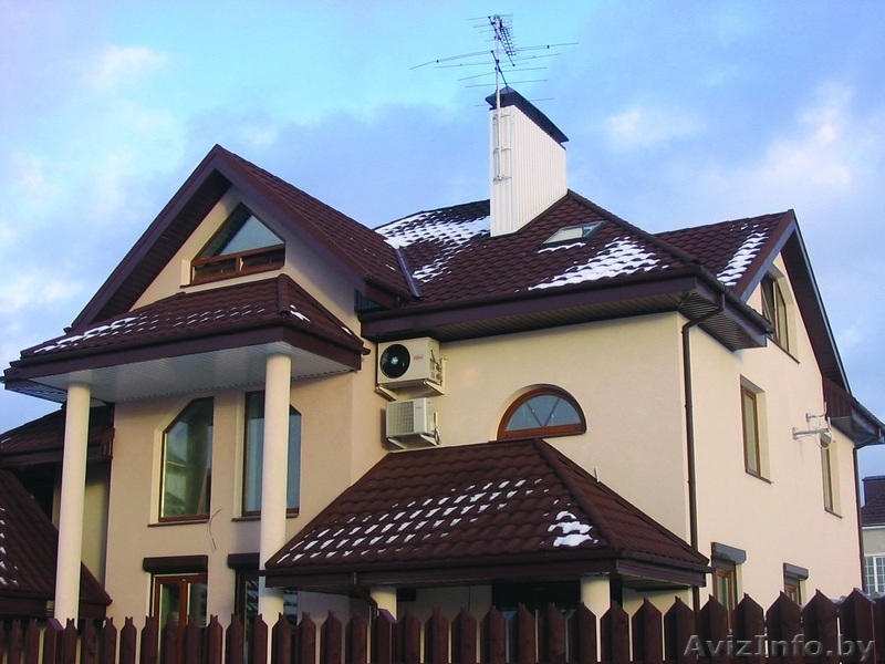 Кровля, металлочерепица, композитная черепица, черепица Метробонд, крыша Минск - Изображение #2, Объявление #103228
