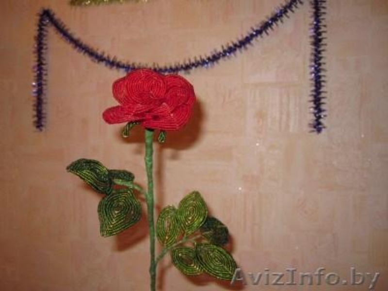 Продаю ЦВЕТЫ из Бисера - Изображение #4, Объявление #146799