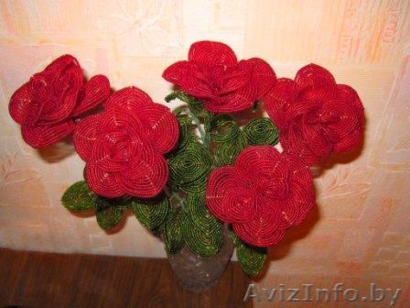 Продаю ЦВЕТЫ из Бисера - Изображение #5, Объявление #146799