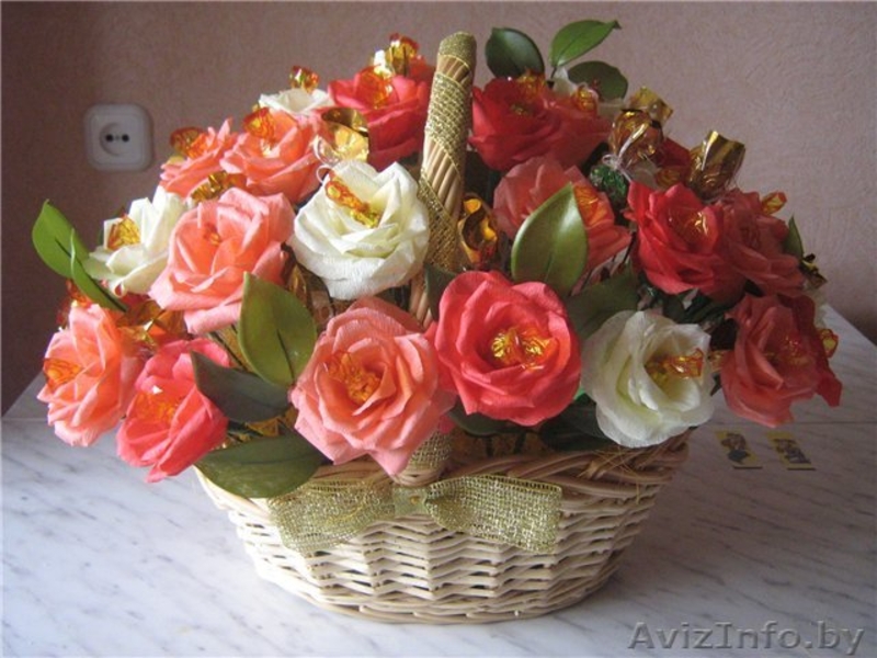 Букеты из конфет с ароматом ванили - Изображение #1, Объявление #151741