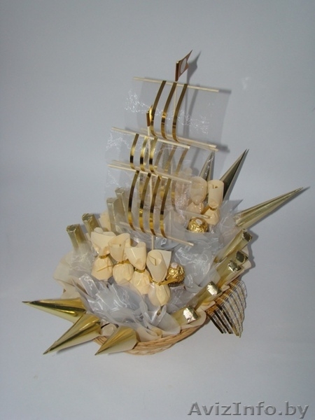 Оригинальные букеты из конфет, сладкие букеты - Изображение #4, Объявление #138676