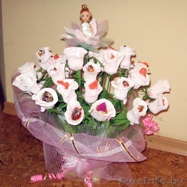 Сладкий Букет из Конфет!!! - на ваш вкус и цвет! :)) - Изображение #2, Объявление #140938