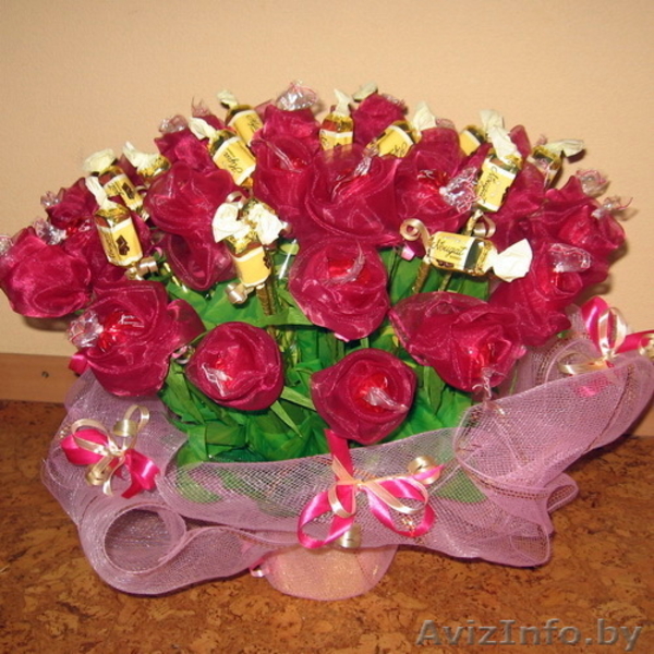 Сладкий Букет из Конфет!!! - на ваш вкус и цвет! :)) - Изображение #5, Объявление #140938