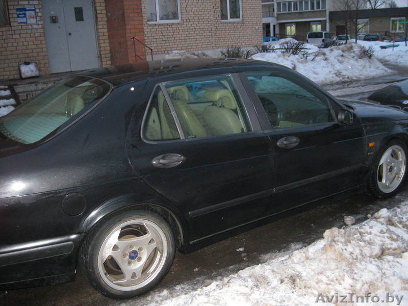saab 9 5 ,2000 ,аеro 2.3t ,черный ,седан, 5 мкпп ,полная комплектация,диски R-17 - Изображение #3, Объявление #144020