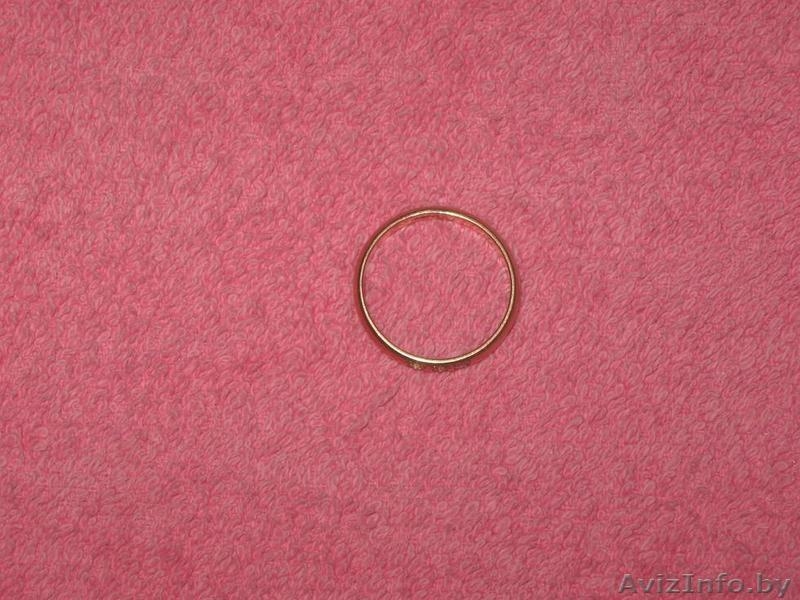Кольцо золотое обручальное с фионитами - Изображение #1, Объявление #156130
