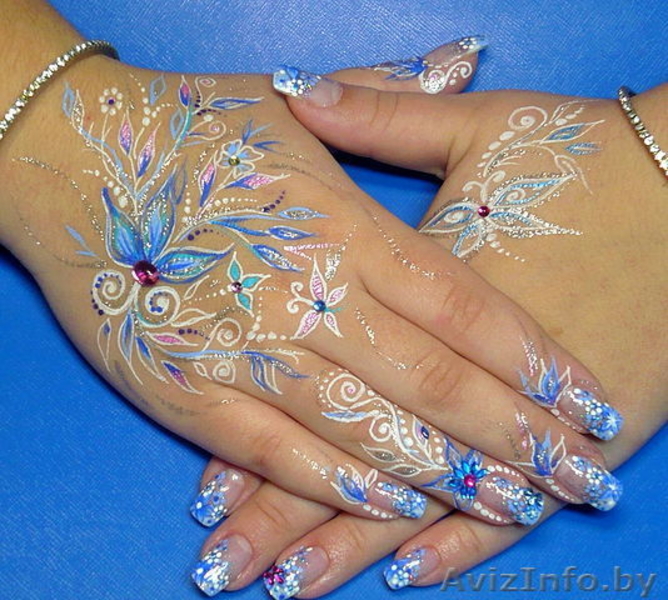 Наращивание ногтей, роспись тела хной (мехенди) - Изображение #4, Объявление #160758