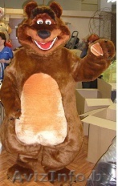 Ростовые кулы Маши и Медведя, веселые клоуны Тоха и Хоха  - Изображение #1, Объявление #169633