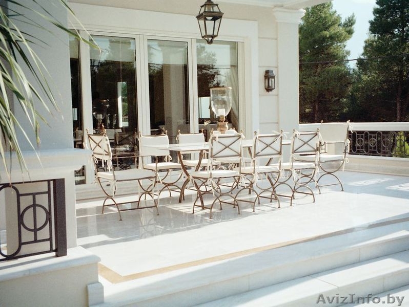 садовая мебель, Кованая мебель, мебель для сада, столы стулья,  шезлонг, тент - Изображение #8, Объявление #189300