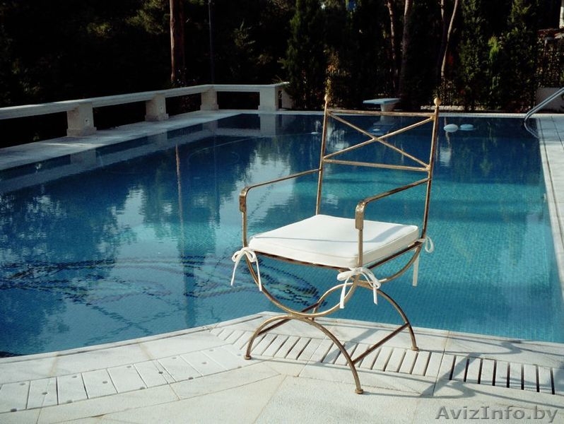 садовая мебель, Кованая мебель, мебель для сада, столы стулья,  шезлонг, тент - Изображение #4, Объявление #189300