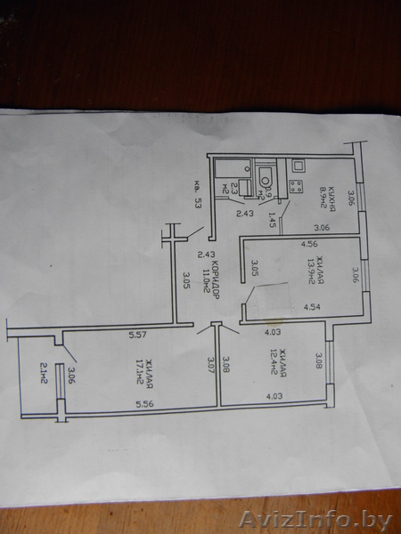 продажа трехкомнатной  квартиры - Изображение #1, Объявление #240982