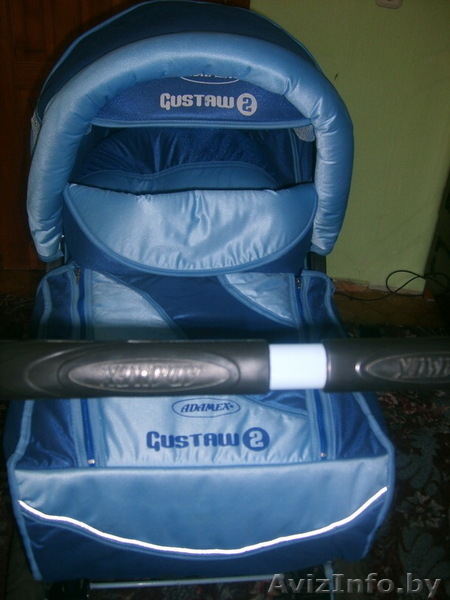 продам коляску-lджип синего цвета немного б\\у, в отличном состоянии - Изображение #3, Объявление #248978