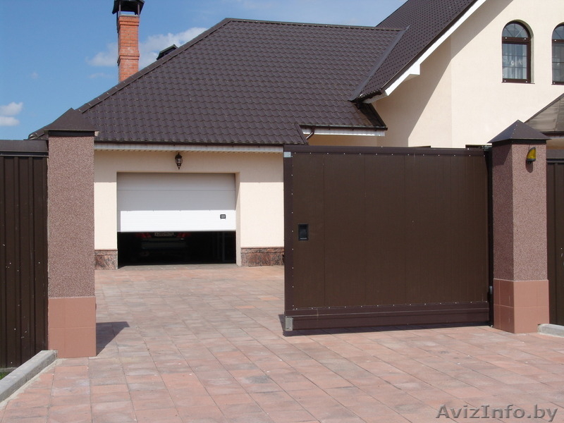 Ворота въездные (откатные) автоматикой NICE ROBUS,автоматика, к - Изображение #1, Объявление #265131