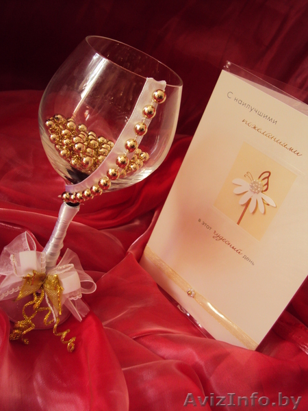 Праздничное оформление бокалов  - Изображение #1, Объявление #260504