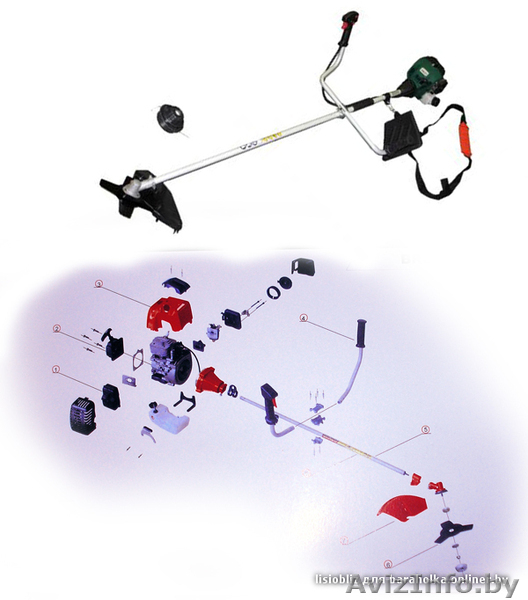 Бензокоса Nikkey NK-1450 \ NK-1750 \ NK-2100 \ NK-2400 \ NK-2800 \ NK-3500  - Изображение #2, Объявление #252245