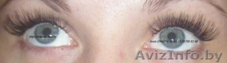 Наращивание ресниц. Макияж. Коррекция бровей - Изображение #1, Объявление #307890