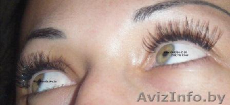 Наращивание ресниц премиум-класса. Макияж. На фото МОИ РАБОТЫ - Изображение #7, Объявление #292837