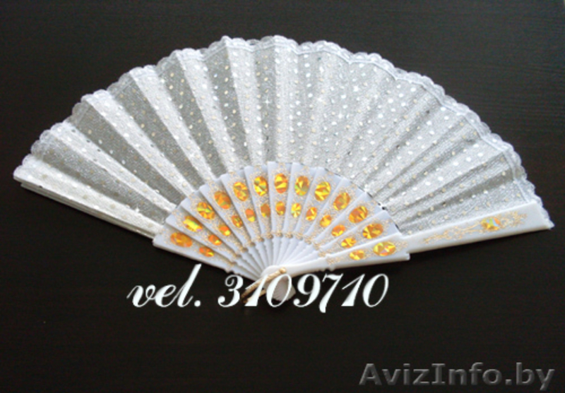 Кружевной свадебный зонтик+веер. Зонт,веер для фотосессии! - Изображение #4, Объявление #278111