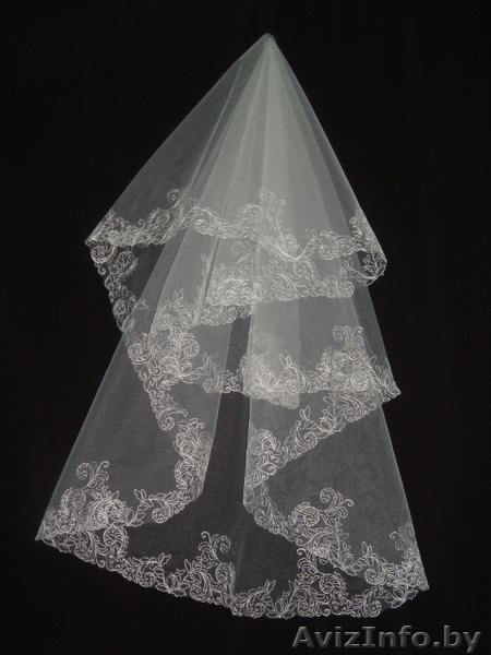 Фата. Вышитая фата. Фата невесты. - Изображение #3, Объявление #310771