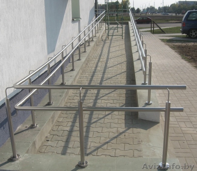 ОГРАЖДЕНИЯ ЛЕСТНИЦ,ПАНДУСОВ,БАЛКОНОВ.ПОРУЧНИ ПРИСТЕННЫЕ ( НЕРЖАВЕЙКА, ПОЛИМЕР). - Изображение #5, Объявление #322006