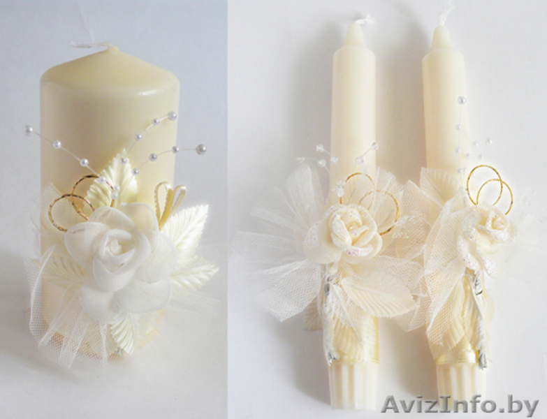 свадебные бокалы и свечи - Изображение #1, Объявление #355674