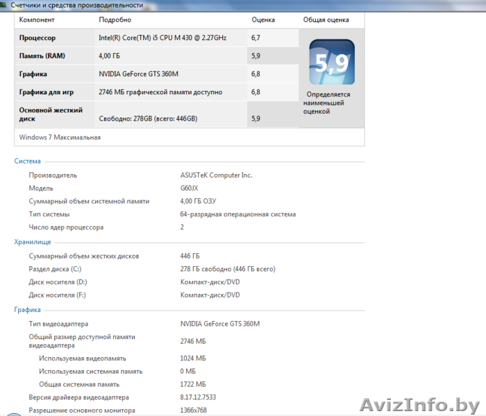 Ноутбук Asus G60Jx (RBBX05) Republic of gamers - Изображение #2, Объявление #351345
