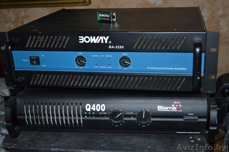 Колонки Boway BW4115 + Усилитель Boway BA2250  б/у - Изображение #1, Объявление #379106