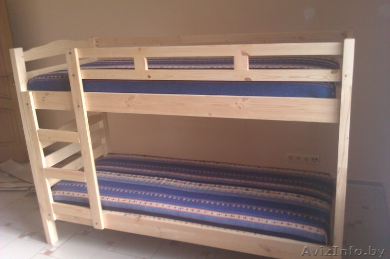 Кровать двухъярусная с двумя матрасами, новая, в упаковке - Изображение #3, Объявление #441062