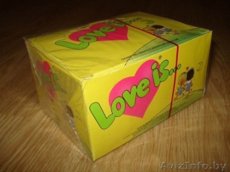 Купить жвачку LOVE IS в Минске. Подарок на Новый Год.  - Изображение #2, Объявление #470195
