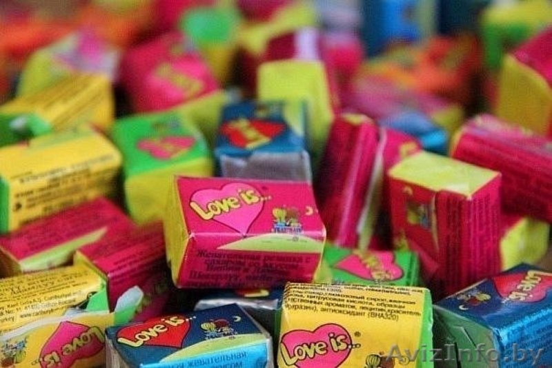 Купить жвачку LOVE IS в Минске. Подарок на Новый Год.  - Изображение #1, Объявление #470195