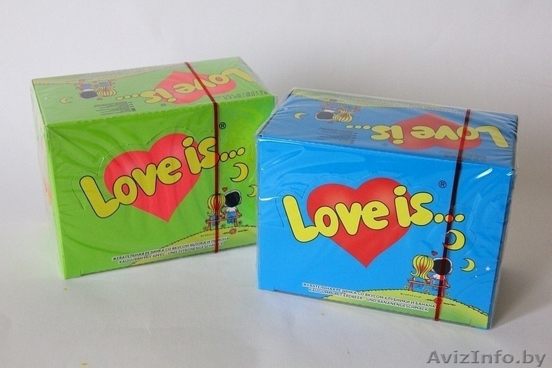 Купить жвачку LOVE IS в Минске. Подарок на Новый Год.  - Изображение #4, Объявление #470195