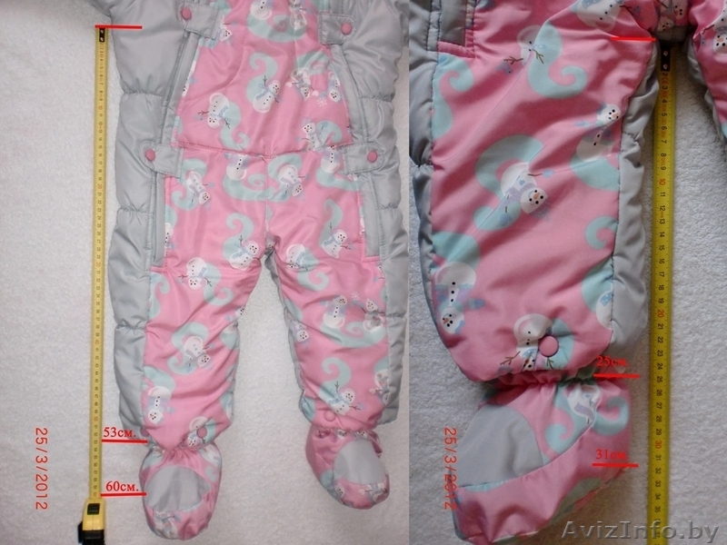 Комбинезон детский зимний (овчина) до 86см, как новый - Изображение #5, Объявление #602634