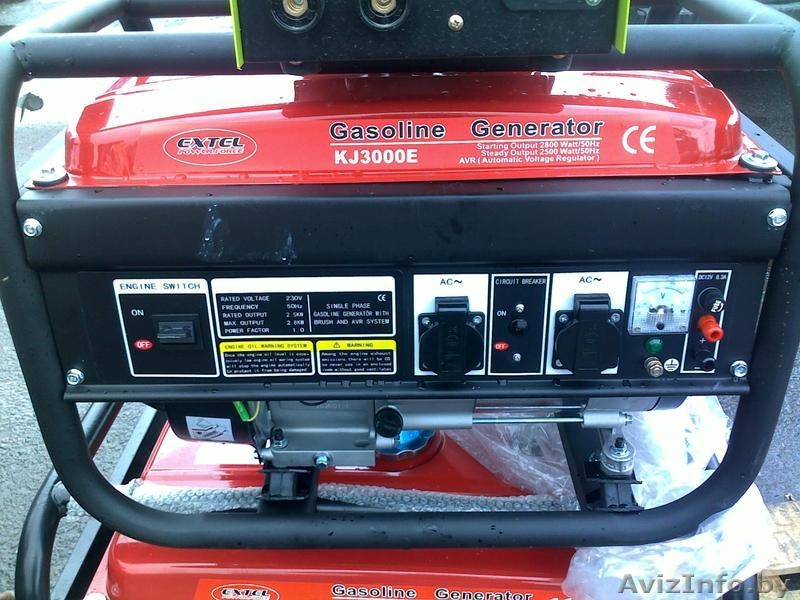 Бензогенератор Extel  KG3000 (220V) (Генератор Электростанция) - Изображение #1, Объявление #634785