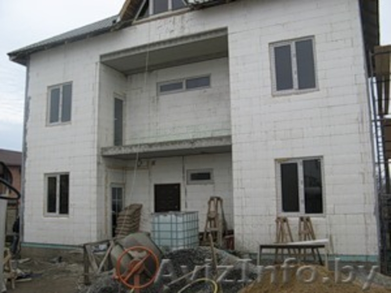 кирпичная кладка,кладка блоков на клей,керамические блоки - Изображение #1, Объявление #448686